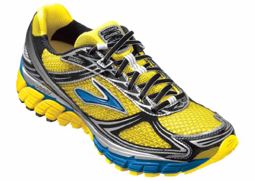 Brooks Men's Ghost 5 Running Shoe,Empire Yellow/Skydiver/Silver,10.5 D US