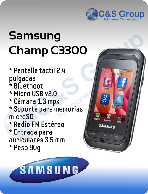 C&S Group - Samsung Champ C3300