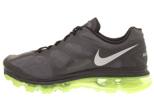 Nike Air Max 2012 Black Volt Mens Running Shoes 360 487982-017 [US size 12]