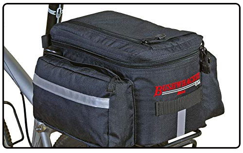 Image of Bushwhacker Mesa Trunk Bag Black - w/Rear Light Clip Attachment & Reflective